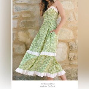 ISO Christy Dawn Emma Dress in Green Orchard size Medium!!